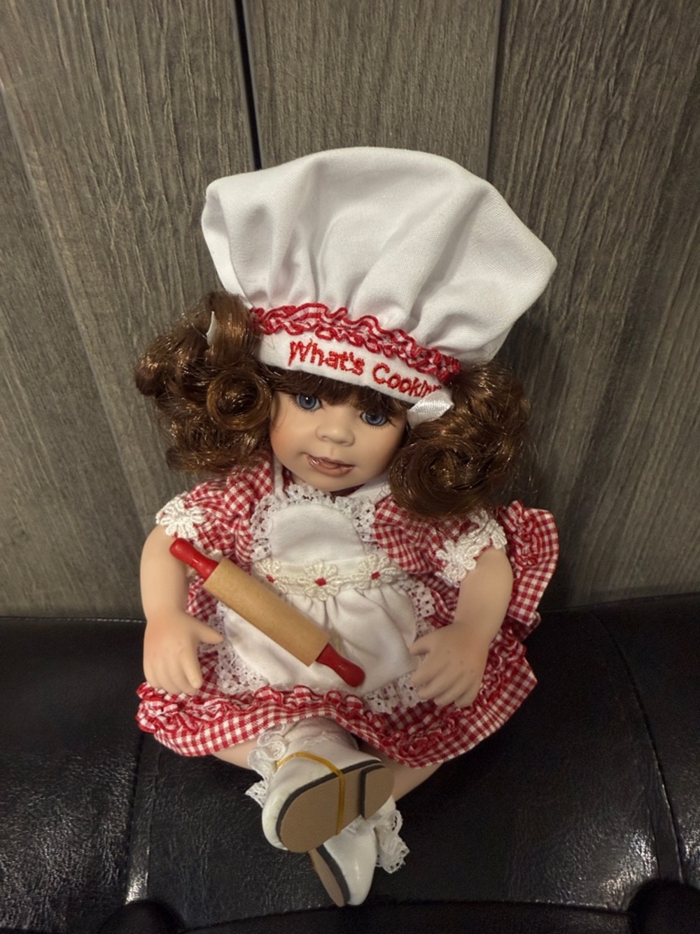 Vintage Marie Osmond Tiny Tots Baby What's Cookin' Porcelain Doll 2006